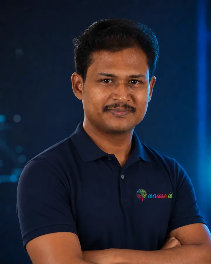 Sathish Kumar K, AI Educator and Founder of MaanavaN